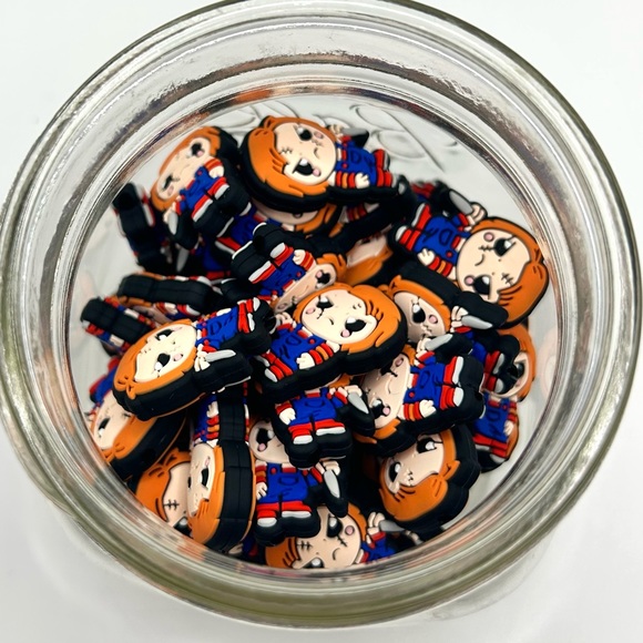 Chucky Focal Silicone Beads - Picture 1 of 1